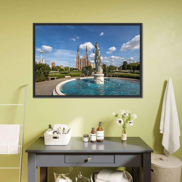La Plata Cathedral, Argentina Canvas Wall Art