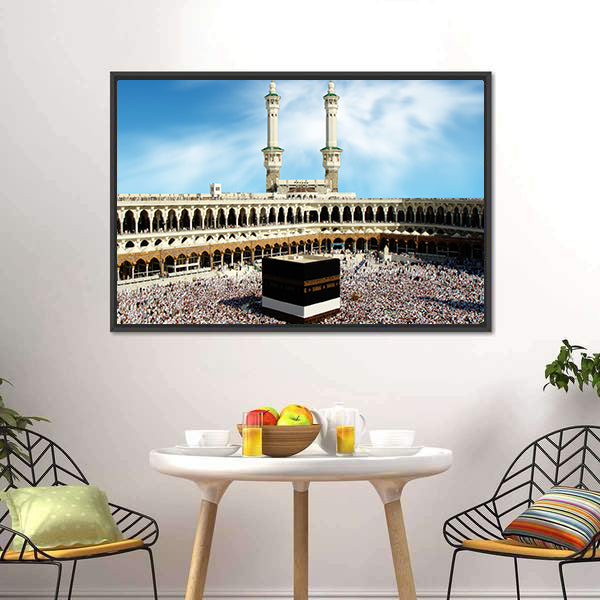 Kaaba at Masjid Al-haram, Mecca Canvas Wall Art