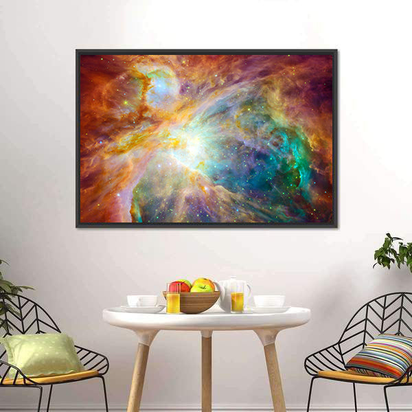 Cosmic Cloud Orion Nebula Canvas Wall Art-5 Horizontal-Gallery Wrap-22" x 12"-Tiaracle