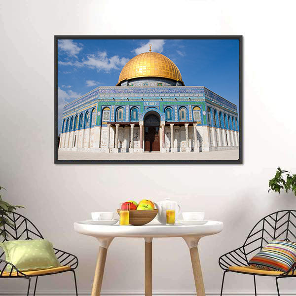 Jerusalem Day View Canvas Wall Art-5 Horizontal-Gallery Wrap-22" x 12"-Tiaracle