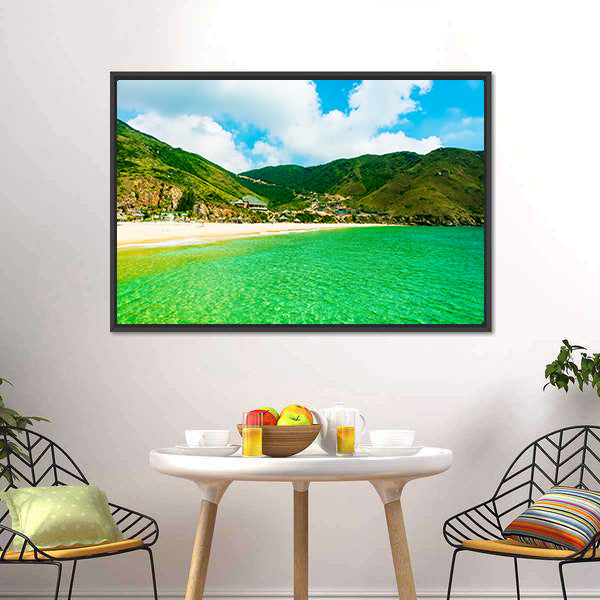 Ky Co Island Vietnam Beach Canvas Wall Art