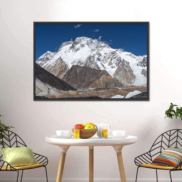 K2 Trek Mountain Landscape Canvas Wall Art