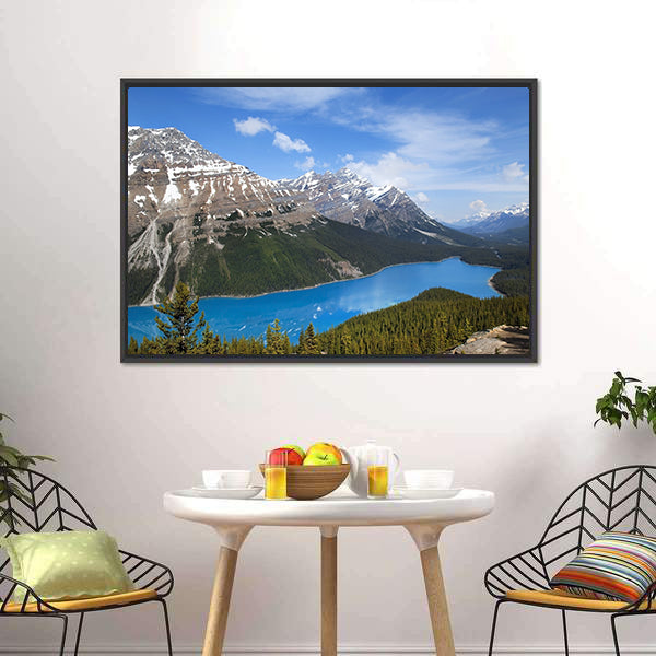 Emerald Lake Alberta Canvas Wall Art-5 Horizontal-Gallery Wrap-22" x 12"-Tiaracle