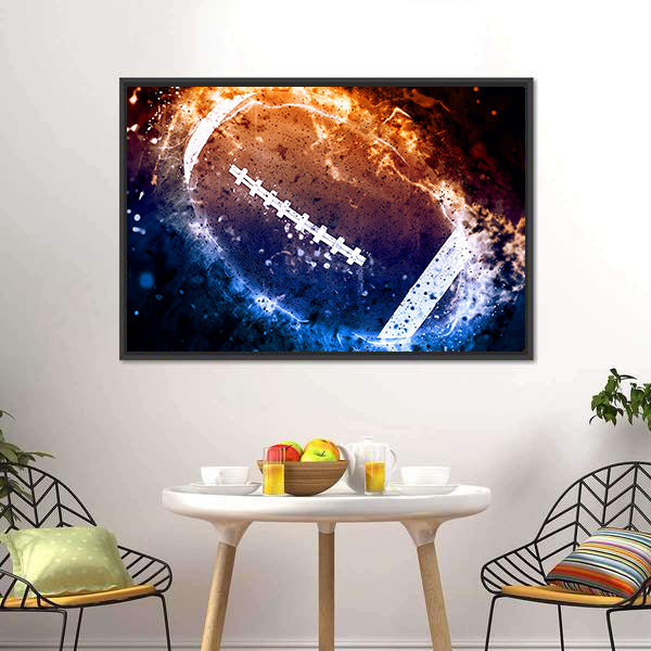 American Football Canvas Wall Art