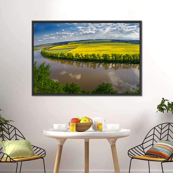 Dniester River Valley Canvas Wall Art