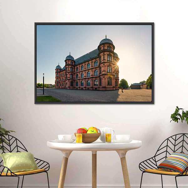 Gottesaue Palace Canvas Wall Art-5 Horizontal-Gallery Wrap-22" x 12"-Tiaracle
