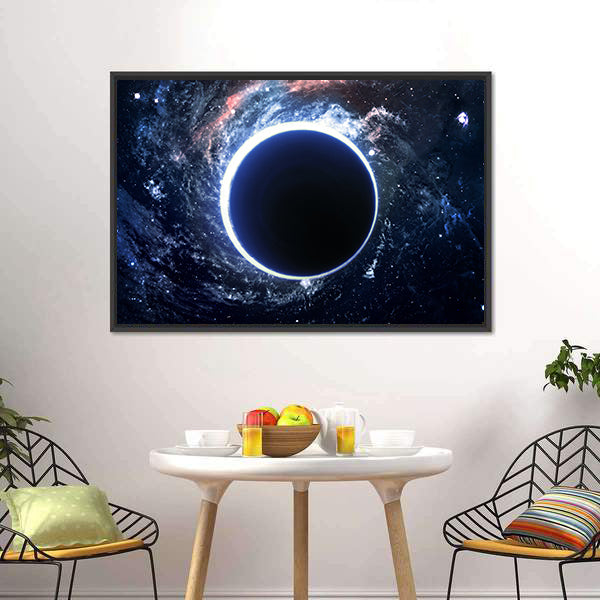 Supermassive Black Hole Canvas Wall Art