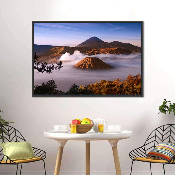 Mount Bromo Canvas Wall Art-5 Horizontal-Gallery Wrap-22" x 12"-Tiaracle