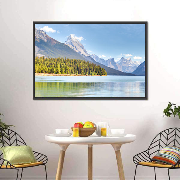Maligne Lake, Canada Canvas Wall Art