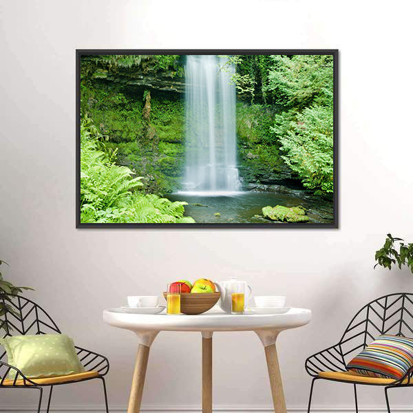 Glencar Waterfall, Ireland Canvas Wall Art