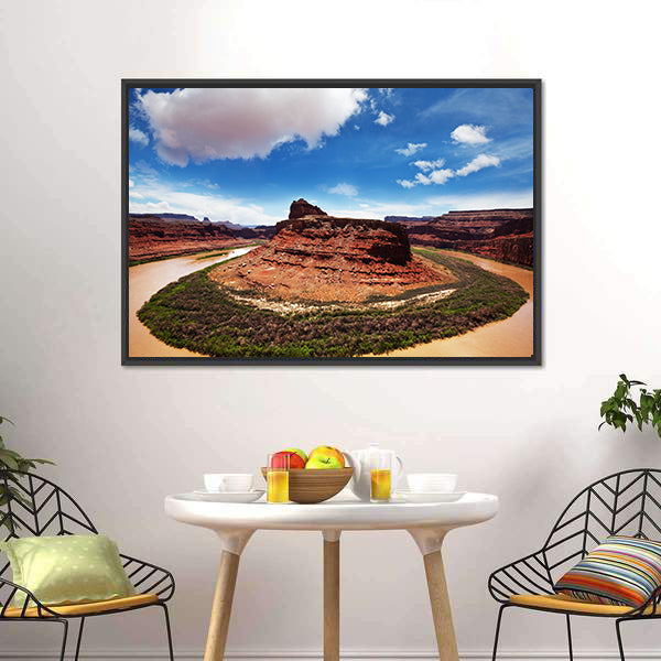 Canyonlands National Park River Bend Canvas Wall Art