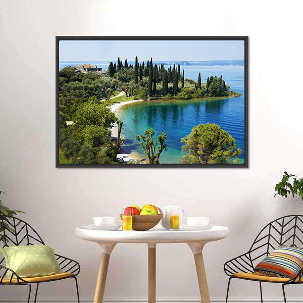 Lake Garda Italy Canvas Wall Art-3 Horizontal-Gallery Wrap-25" x 16"-Tiaracle