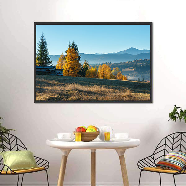 Morning in the Carpathian Mountains Canvas Wall Art