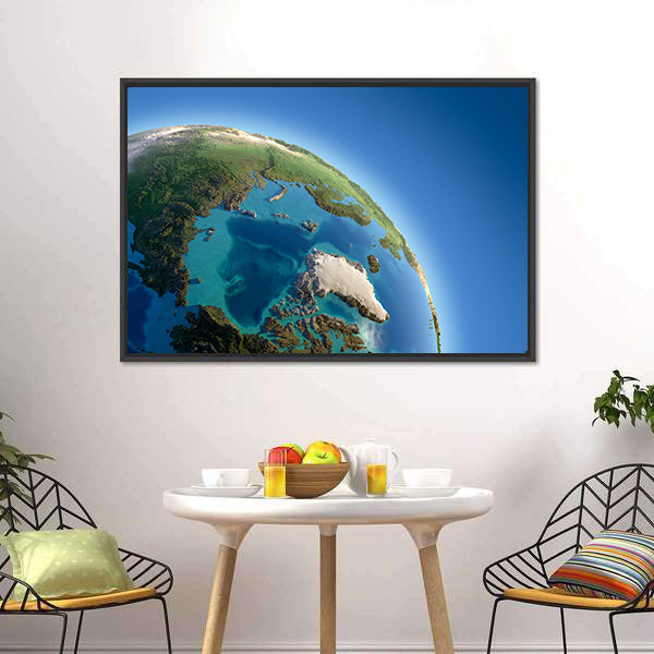 Fragment Of Earth Canvas Wall Art-3 Horizontal-Gallery Wrap-25" x 16"-Tiaracle