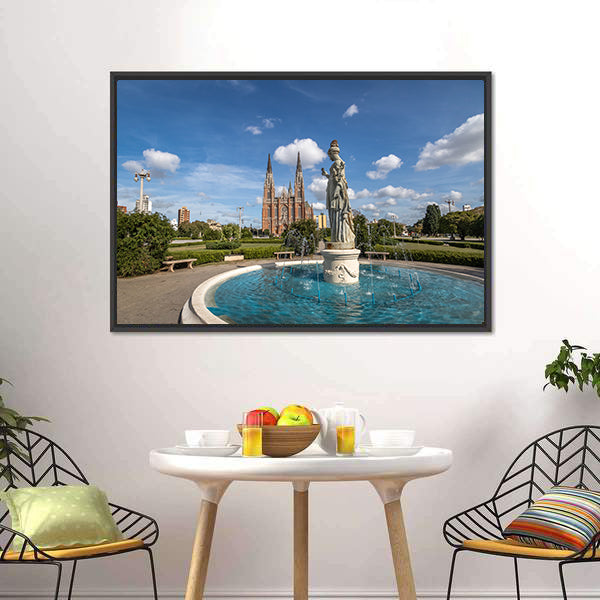 La Plata Cathedral, Argentina Canvas Wall Art
