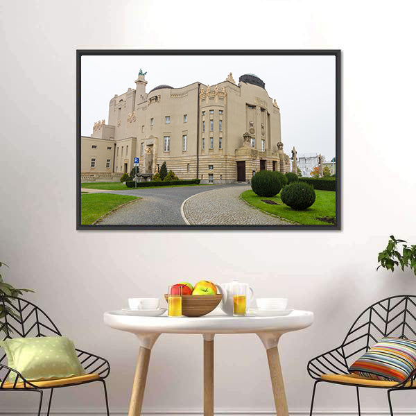 Nouveau Facade Of State Theater Canvas Wall Art-3 Horizontal-Gallery Wrap-25" x 16"-Tiaracle