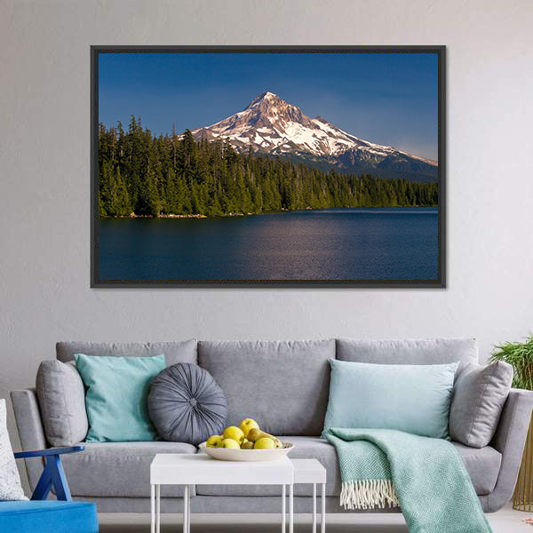Lake and Mount Hood Canvas Wall Art