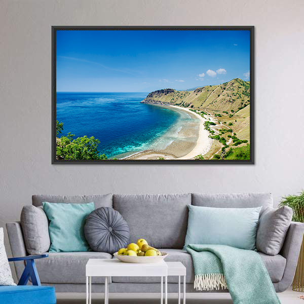 Cristo Rei Beach Near Dili In East Timor Asia Canvas Wall Art-5 Horizontal-Gallery Wrap-22" x 12"-Tiaracle