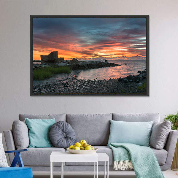 Eastern Shore In Virginia Canvas Wall Art-5 Horizontal-Gallery Wrap-22" x 12"-Tiaracle