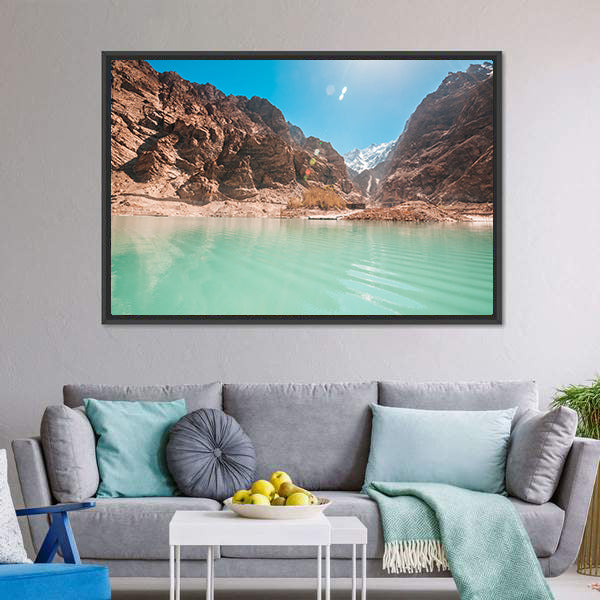 Attabad Lake In Northern Pakistan Canvas Wall Art