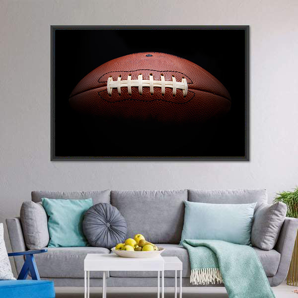 American Football Canvas Wall Art-3 Horizontal-Gallery Wrap-25&quot; x 16&quot;-Tiaracle