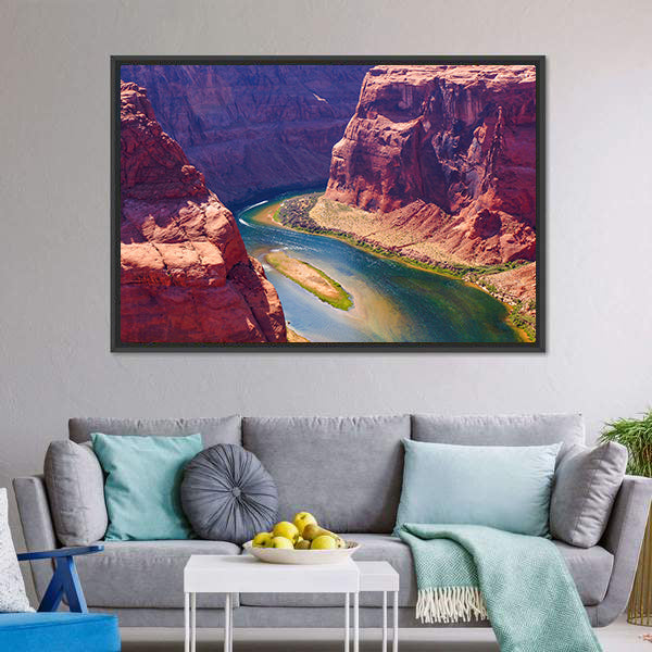 Colorado River Landscape Canvas Wall Art