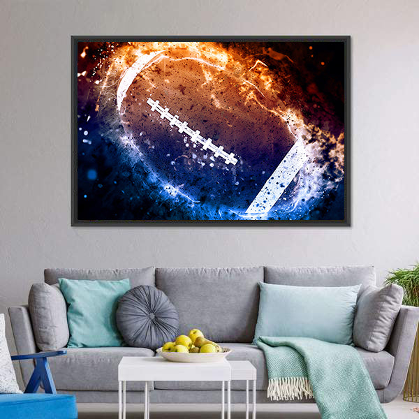 American Football Canvas Wall Art