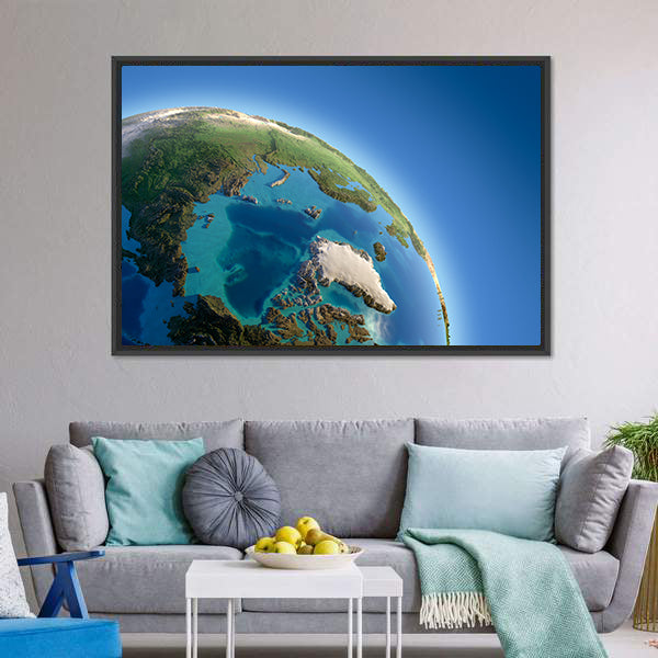 Fragment Of Earth Canvas Wall Art-3 Horizontal-Gallery Wrap-25" x 16"-Tiaracle