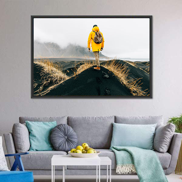 Icelandic Natural Wonders Canvas Wall Art-5 Horizontal-Gallery Wrap-22" x 12"-Tiaracle