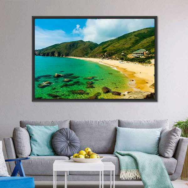 Ky Co Beach Vietnam Seascape Canvas Wall Art