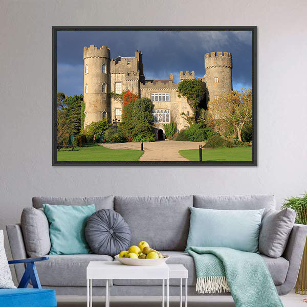 Historic Malahide Castle In Dublin  Ireland Canvas Wall Art