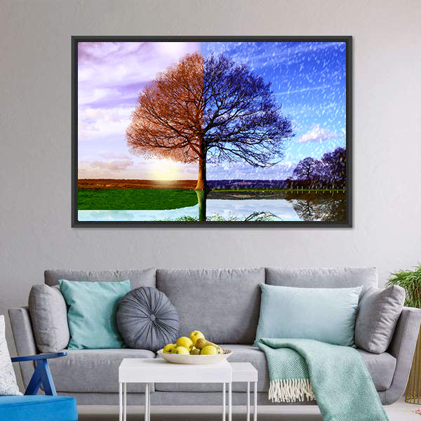 Four Seasons Canvas Wall Art