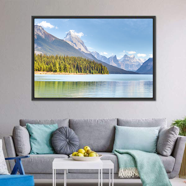 Maligne Lake, Canada Canvas Wall Art