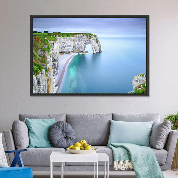 Sea Arch on Coastal Cliffs Canvas Wall Art