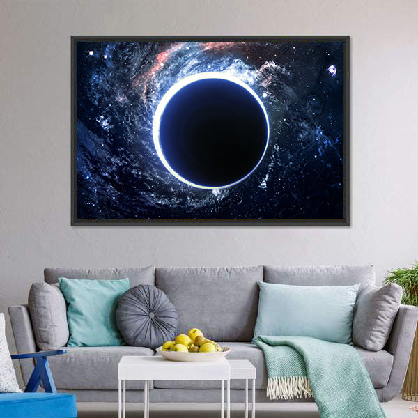 Supermassive Black Hole Canvas Wall Art