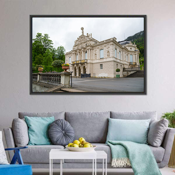 Linderhof Palace Canvas Wall Art-5 Horizontal-Gallery Wrap-22" x 12"-Tiaracle