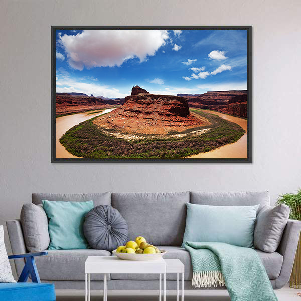 Canyonlands National Park River Bend Canvas Wall Art
