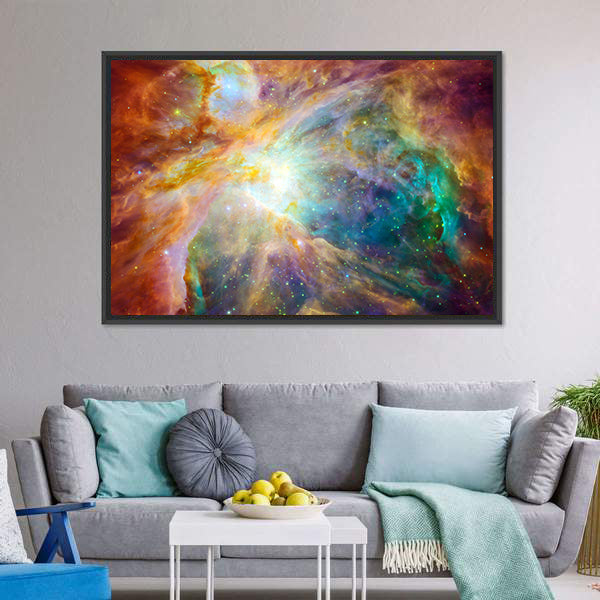 Cosmic Cloud Orion Nebula Canvas Wall Art-5 Horizontal-Gallery Wrap-22" x 12"-Tiaracle