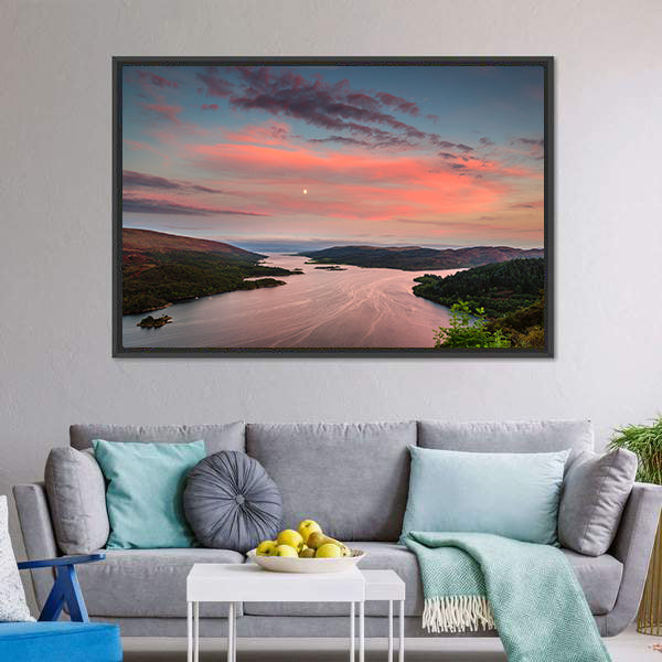 Kyles of Bute at Twilight Canvas Wall Art