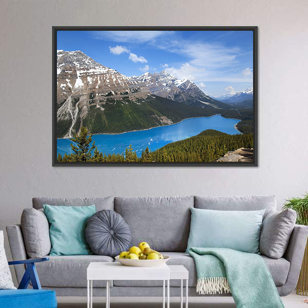 Emerald Lake Alberta Canvas Wall Art-5 Horizontal-Gallery Wrap-22" x 12"-Tiaracle