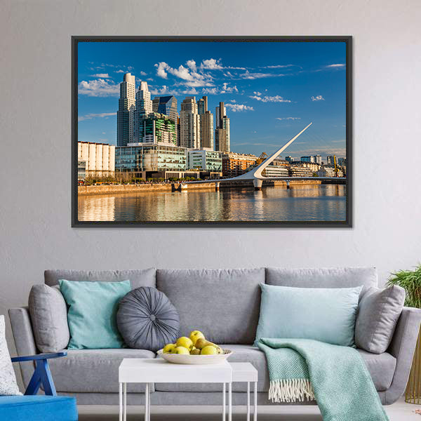Argentina Cityscape Canvas Wall Art-5 Horizontal-Gallery Wrap-22" x 12"-Tiaracle