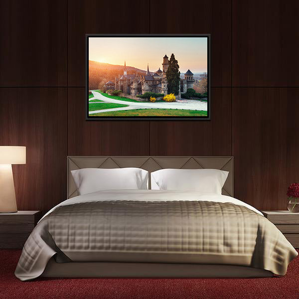 Castle In Germany Canvas Wall Art-5 Horizontal-Gallery Wrap-22" x 12"-Tiaracle
