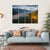 Columbia River & Gorge Canvas Wall Art-1 Piece-Gallery Wrap-36" x 24"-Tiaracle