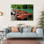 Boats In Green Lake Canvas Wall Art-1 Piece-Gallery Wrap-36" x 24"-Tiaracle