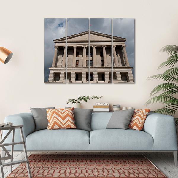 State Capitol In Nashville Canvas Wall Art-4 Horizontal-Gallery Wrap-34" x 24"-Tiaracle