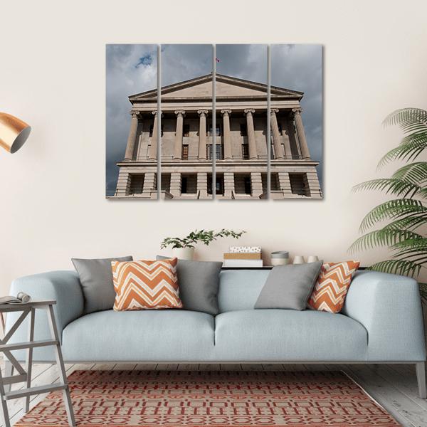 State Capitol In Nashville Canvas Wall Art-1 Piece-Gallery Wrap-36" x 24"-Tiaracle