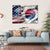United States & South Korea Flag Canvas Wall Art-1 Piece-Gallery Wrap-36" x 24"-Tiaracle