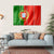 Portugal Flag Canvas Wall Art-1 Piece-Gallery Wrap-36" x 24"-Tiaracle