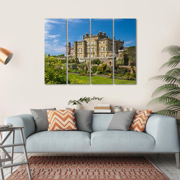 Culzean Castle Scotland Canvas Wall Art-4 Horizontal-Gallery Wrap-34" x 24"-Tiaracle
