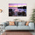 Sunset Over Lake Tahoe Canvas Wall Art-1 Piece-Gallery Wrap-36" x 24"-Tiaracle